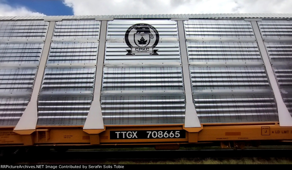 TTGX 708665 Rack CPKC De México Escudo